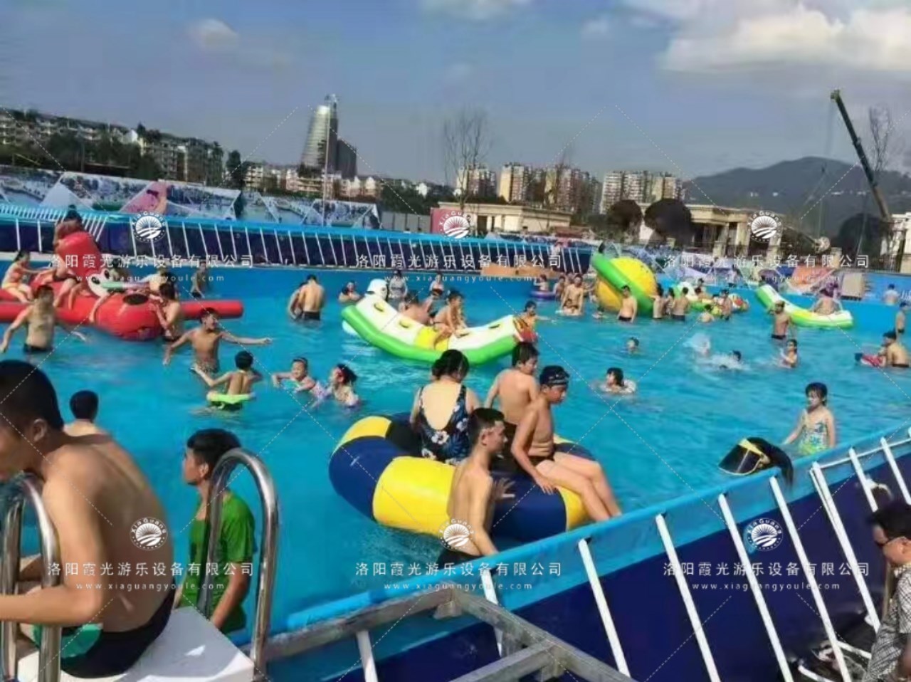 天水水上乐园支架泳池
